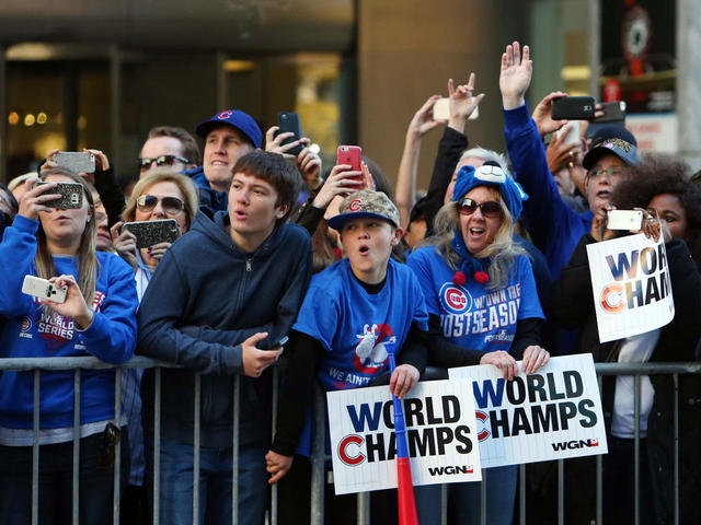 Cubs World Series Parade and Rally: About 5M People Pack Chicago to Cheer  World Champs, Officials Say