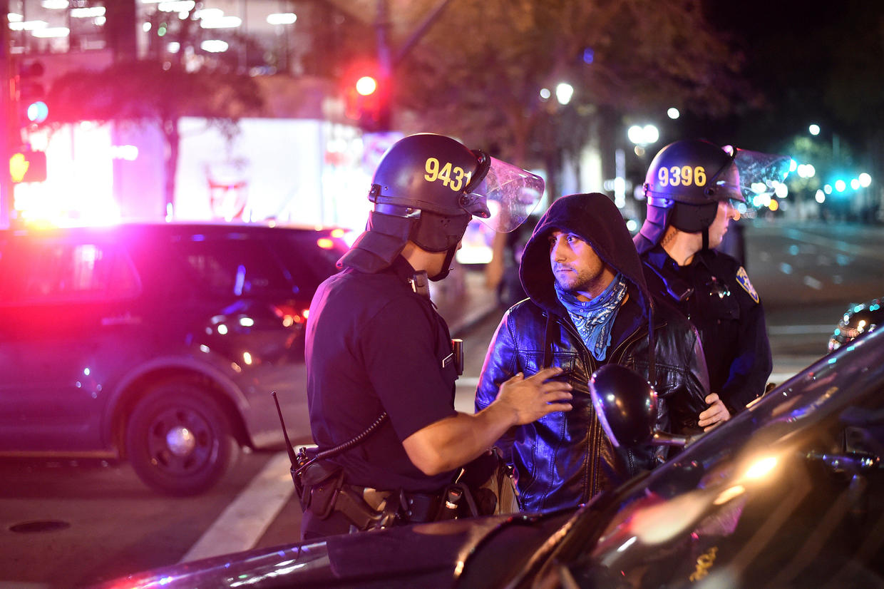 Donald Trump victory protests