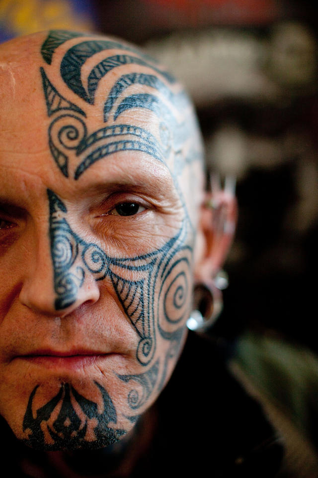 2112 Man With Face Tattoos Stock Photos HighRes Pictures and Images   Getty Images