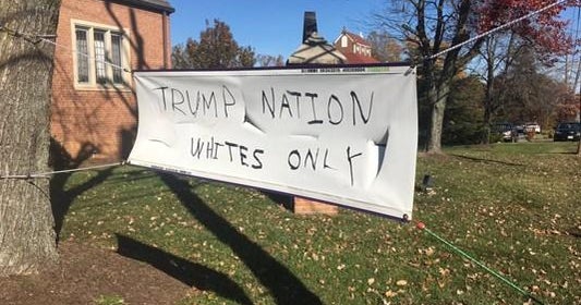 Maryland church vandalized with racist proTrump message CBS News