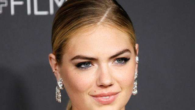 Model Kate Upton poses at the Los Angeles County Museum of Art Art+Film Gala in Los Angeles Oct. 29, 2016. 