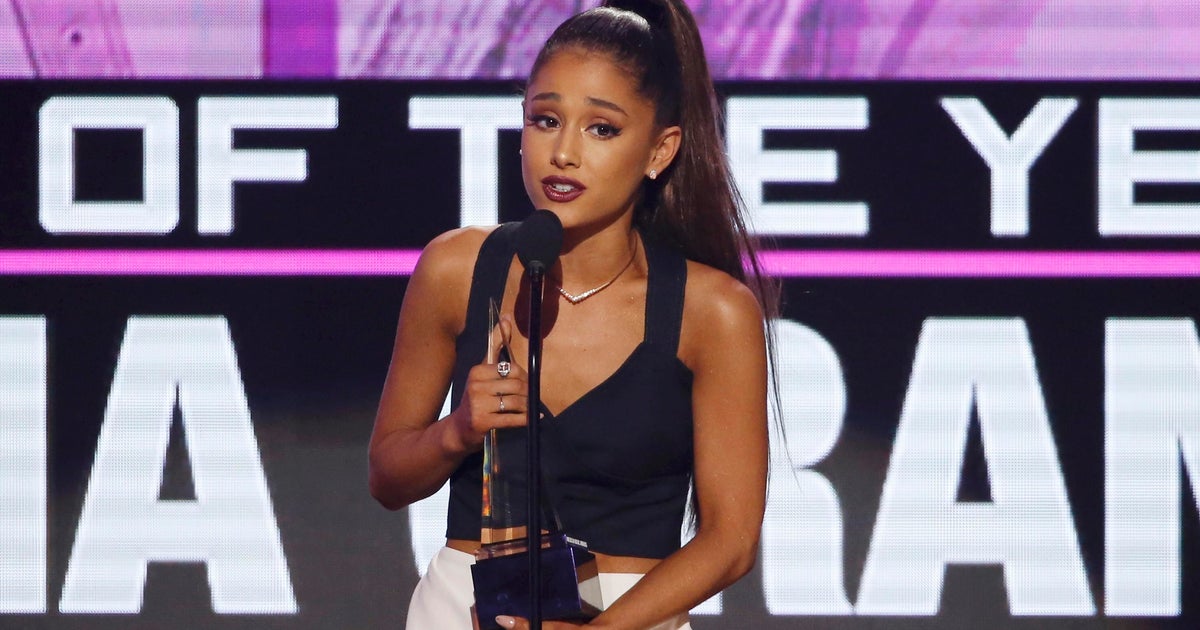 Ariana Grande slams male fan for objectification CBS News
