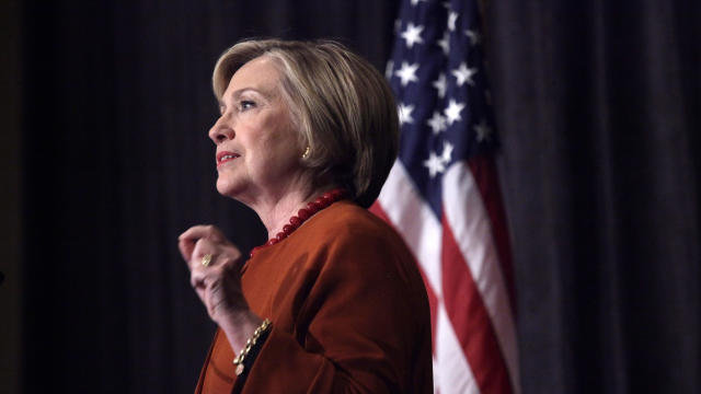 Democratic presidential candidate Hillary Clinton speaks at the Founders Day Dinner on April 2, 2016, in Milwaukee, Wisconsin. 