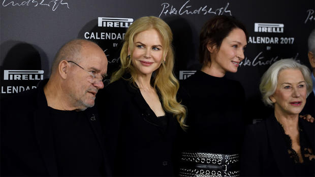 Photographer Peter Lindbergh, Nicole Kidman, Uma Thurman &amp; Helen Mirren 