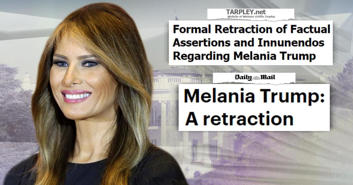 Melania Trump-Daily Mail Defamation Lawsuit: CBS News Legal Analyst ...