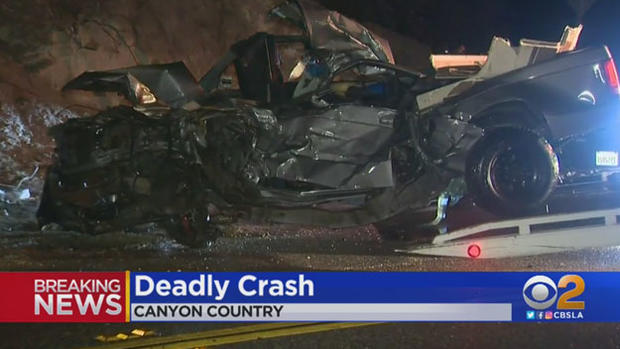 head-on-crash in Newhall 