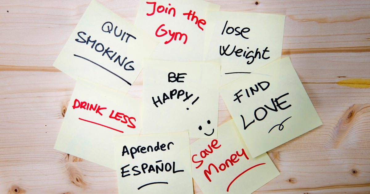 Why New Year’s resolutions fail… and how to make them stick - CBS News