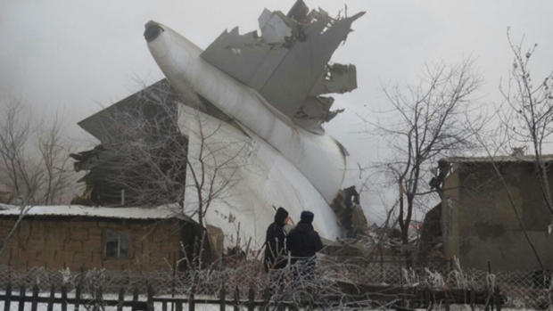 Plane crash destroys Kyrgyzstan village 