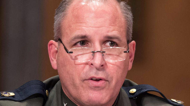 Mark Morgan, chief of the U.S. Border Patrol, testifies at a Senate Homeland Security and Governmental Affairs Committee hearing on Capitol Hill in Washington on Nov. 30, 2016. 