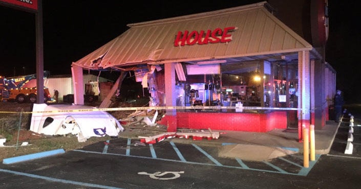 Semi rams into South Carolina restaurant CBS News