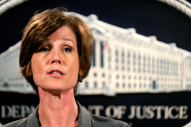 Deputy Attorney General Sally Yates speaks during a news conference at the Justice Department in Washington June 28, 2016. 