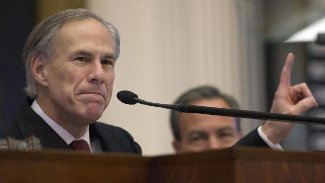 Texas Gov. Greg Abbott delivers his State of the State address to a joint session of the state House and Senate Jan. 31, 2017, at the Texas Capitol in Austin, Texas. 