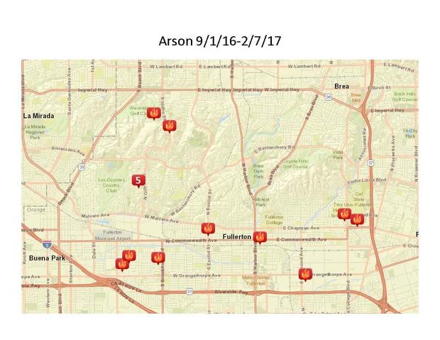 4 Early Morning Fullerton Fires Likely Linked To Arson Spree, Police Say 