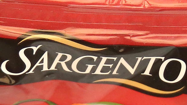 A view of Sargento&rsquo;s logo is seen on a bag of the company&rsquo;s cheese on display at the Food Network Magazine Cooking School 2016 at The International Culinary Center on Nov. 5, 2016, in New York City. 