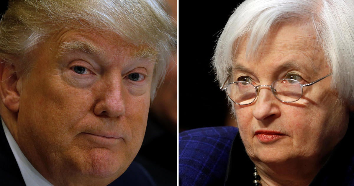 Trump Now Says "I Like" Fed Chair Janet Yellen - CBS News