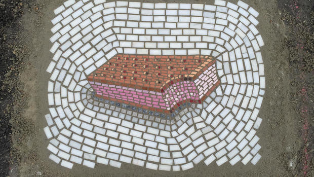 Street art: Jim Bachor's pothole mosaics 