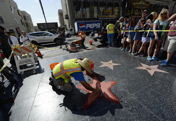 Donald Trump'Hollywood Walk Of Fame Star Vandalized 