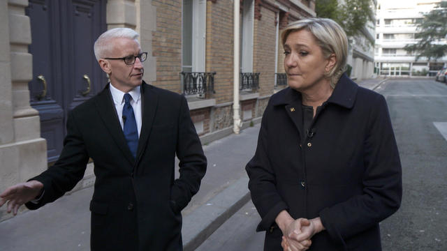 France's Marine Le Pen says she's not waging a religious war - CBS News