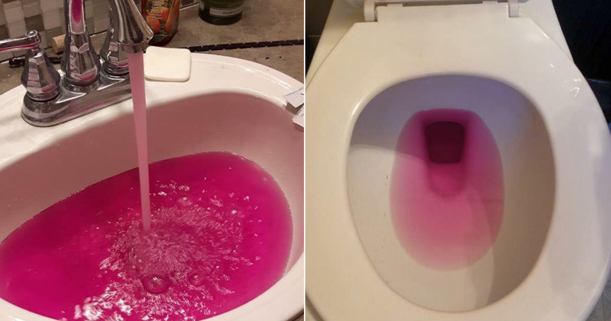 The reason why this entire Canadian town's water turned hot pink CBS News
