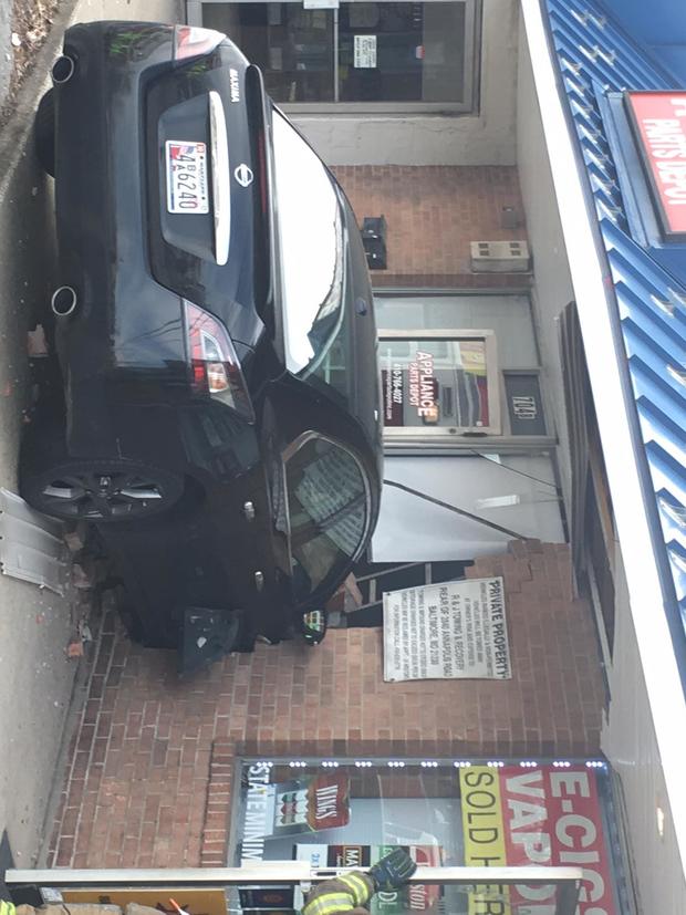 Car Crashes Into Appliance Store 3 