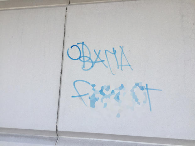 Hate graffiti found in Astoria 