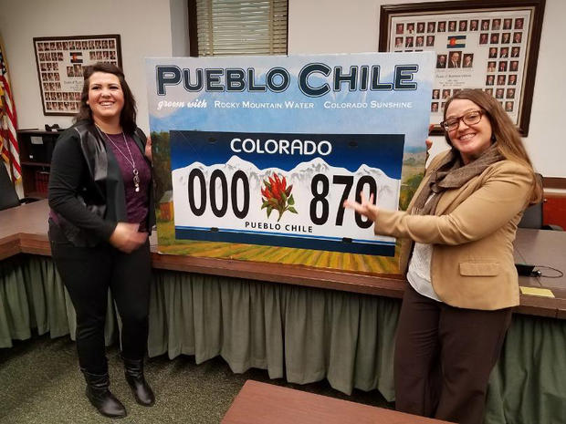 Pueblo Chile license plate design from KKTV 