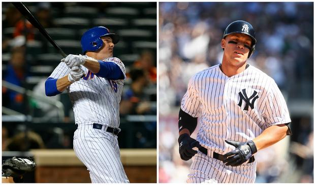 Jay Bruce and Aaron Judge 