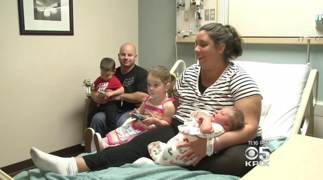 Mother gives birth to one of largest babies ever born in Northern Calif. -  CBS News