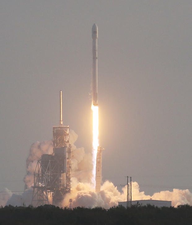 SpaceX Launches A Falcon 9 Rocket Equipped With Secretive Payload For The National Reconnaissance Office 