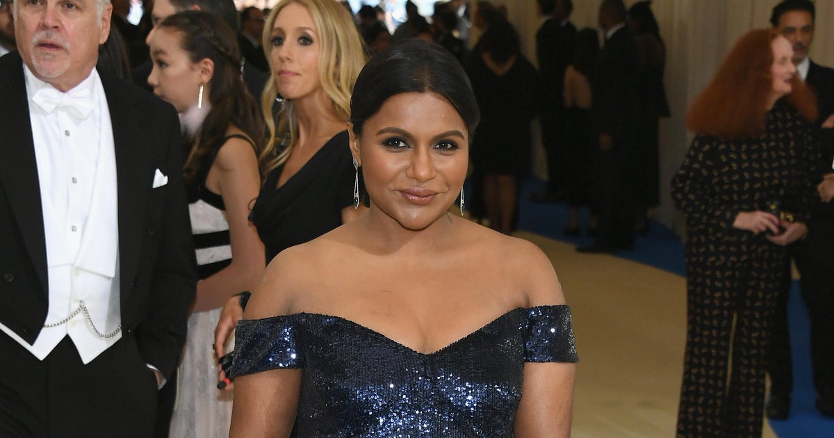 Mindy Kaling baby girl Katherine CBS News