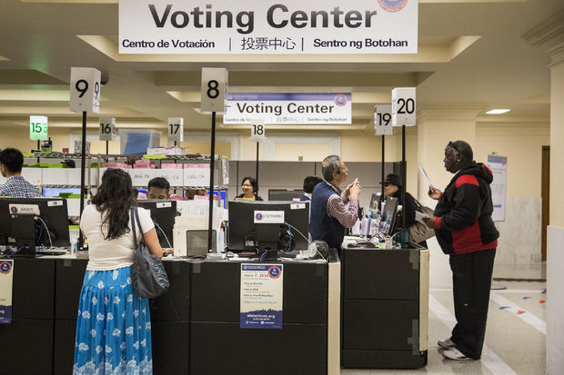 California Voters Go To The Polls In State Primary 