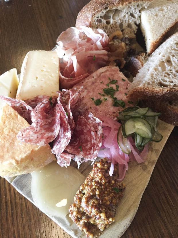 Meat and Cheese Plate at Draft Horse - Crystal Grobe 