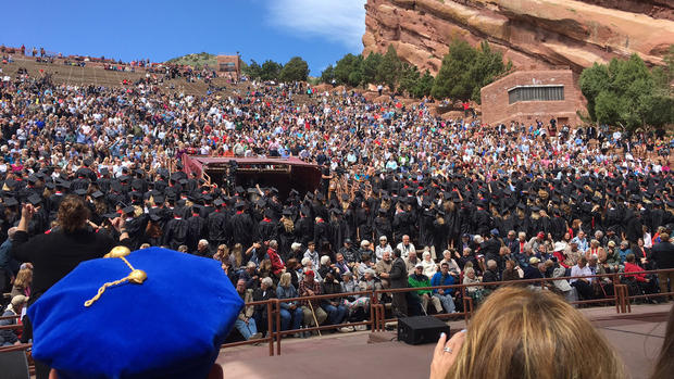 Castle View HS graduation at Red Rocks Weds from DougCoSchools 