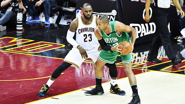 Al Horford vs LeBron James - Boston Celtics v Cleveland Cavaliers - Game Three 