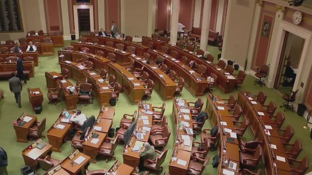 Empty House Legislature Chambers 