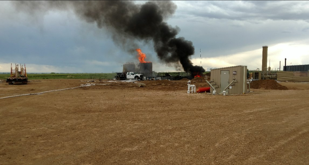 oil tank fire 