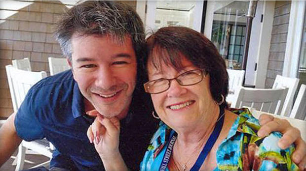 Uber CEO with mom 