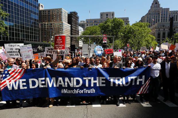 March for Truth - Anti-Trump protest 