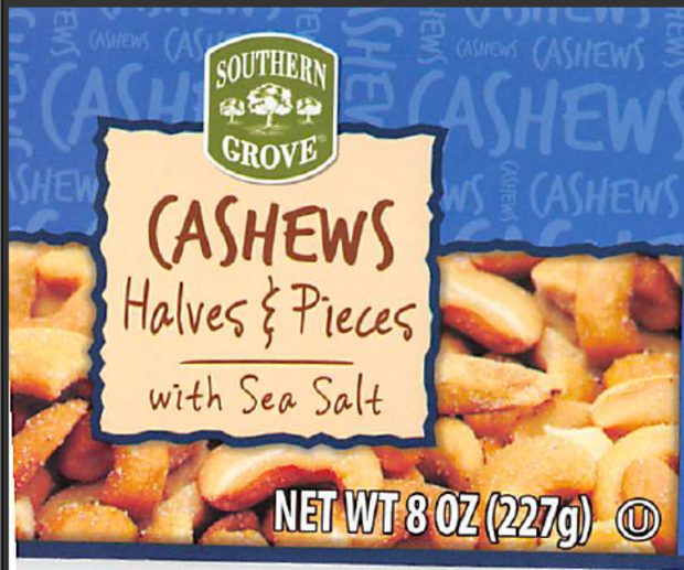 recalled cashews 