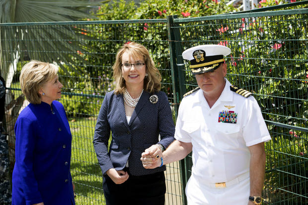Commissioning Ceremony Held For The USS Gabrielle Giffords 