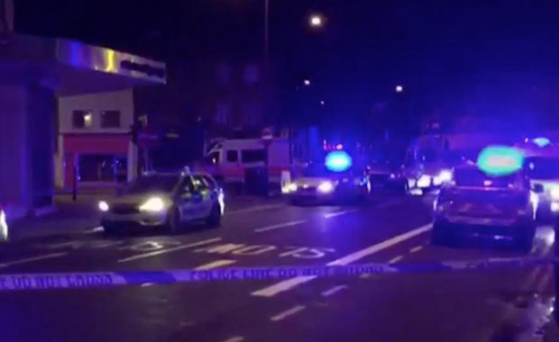 Vehicle strikes pedestrians in London 