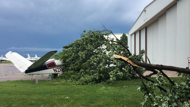 Aircraft Storm Damage 1 