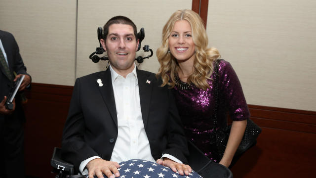 Pete Frates and Julie Frates attend the Sportsman Of The Year 2014 Ceremony on Dec. 9, 2014, in New York City. 