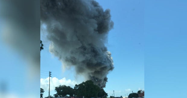 Lab explosion reported at Florida's Eglin Air Force Base - CBS News