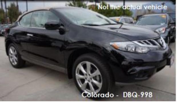 Longmont Homicide 2 (suspect last seen in vehicle, similar Nissan Murano, from LgmtPD) 
