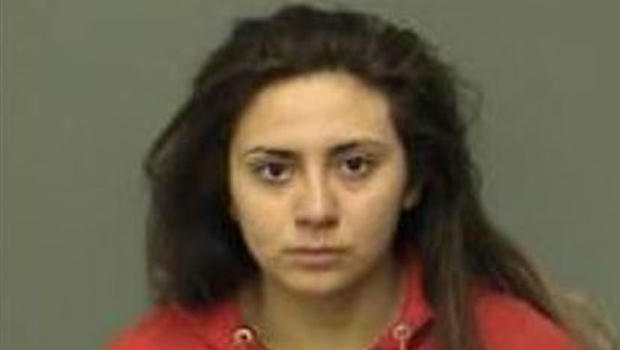Obdulia Sanchez is seen in a police booking photo that CBS San Francisco station KPIX-TV obtained from the Merced County Sheriff's Office in California. 