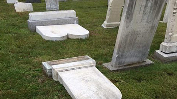 cemetery-vandalism anti-semitic 