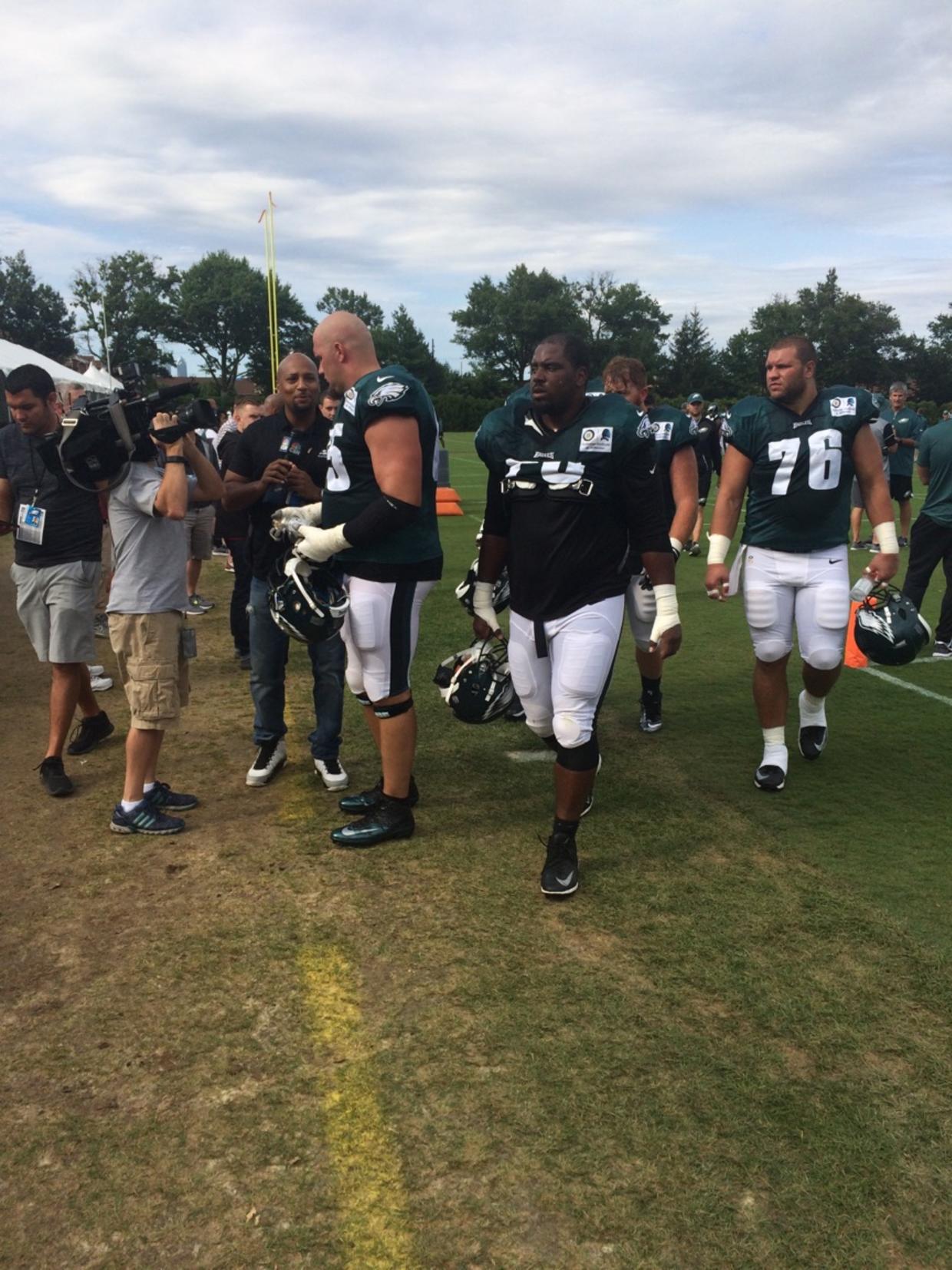 Pads Come On As Eagles Training Camp Continues: 'It Felt Great' - CBS