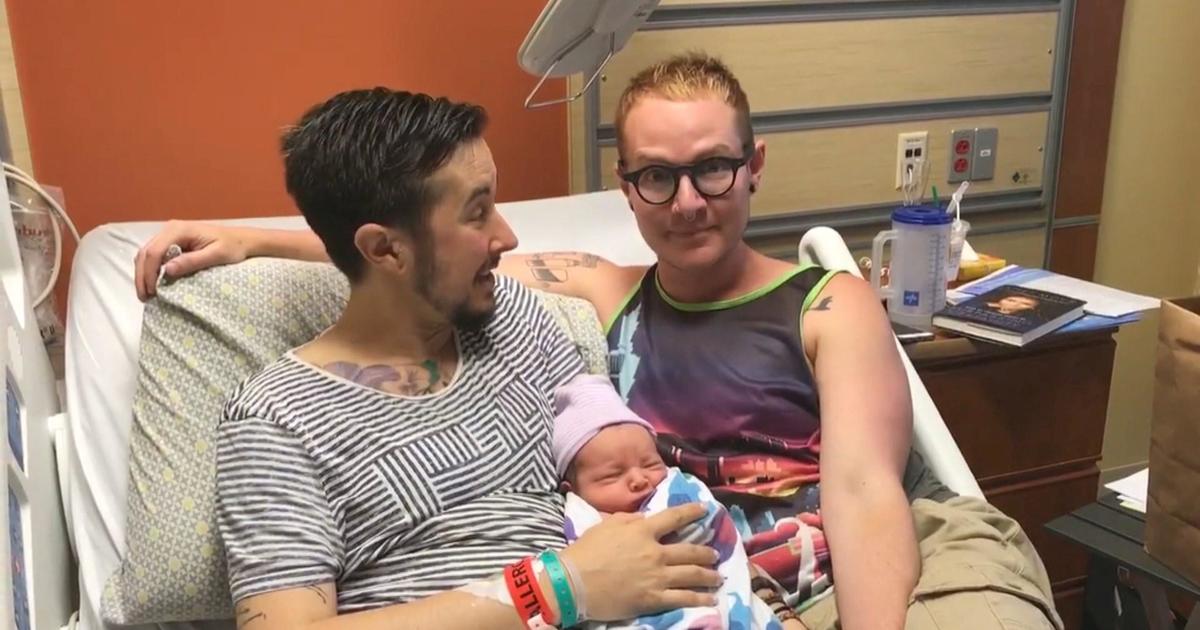 Transgender man who gave birth to baby boy addresses misconceptions - CBS  News