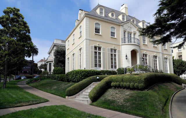 An overview of the Presidio Terrace neighborhood is seen Aug. 7, 2017, in San Francisco. 
